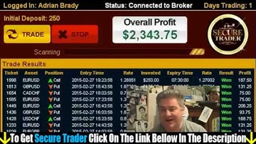 Secure Trader Review - The Luckiest 3 People In The World Tried Program