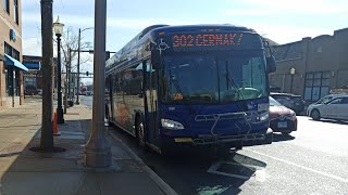 Ride On Pace Bus 2020 New Flyer XD40 20437 Rt 302 Ogden/Stanley to Cermak Rd/Cicero Ave