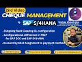 How to configure outgoing cheque clearing account in sap outgoing bank clearing account in sap fi