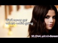 Selena Gomez & The Scene - Round And Round (Lyrics Video)