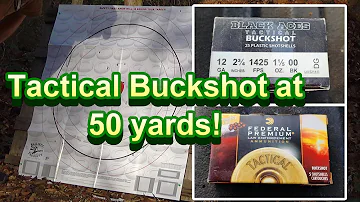 Range Testing Black Aces & Federal Tactical Buckshot!