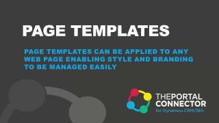 Manage the Page Templates on your Web Portal