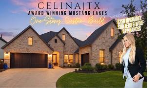 Celina TX | Prosper ISD | 3211 SF | 4 Bed | 3 Bath | One Story | Mustang Lakes | Luxury Community