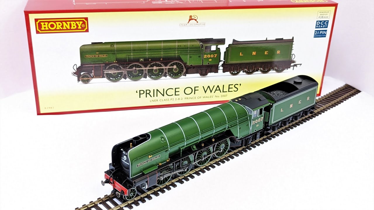 Hornby, R3983, LNER, P2 Class Prince of Wales (Review) YouTube Hornby, R3983, LNER, P2 Class Prince of Wales (Review) YouTube