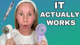 I Tried Micro Needling at Home-- Honest Results on Mature Skin | Step-by-Step Demo