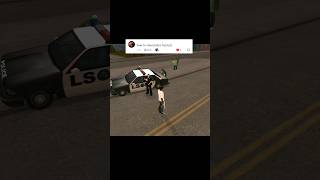 How to Steal Police Car. #gta #gtasanandreas #shorts #fyp #gametutorial #gaming