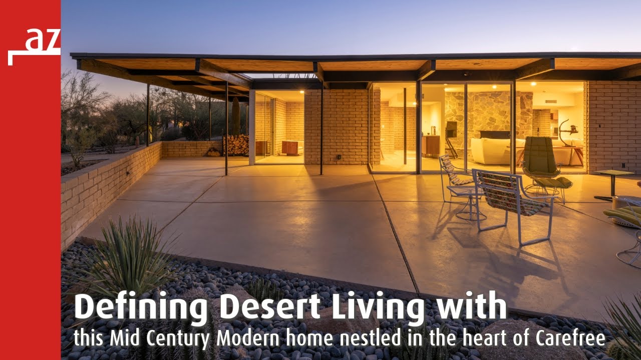 Defining Desert Living with this Mid Century Modern home nestled