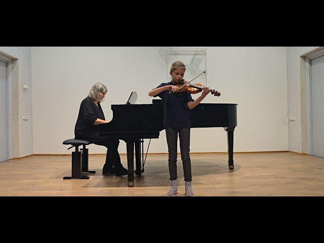 Balys Dvarionas. Valsas D - dur.  Atlieka 2 kl.  mok.  Beatričė Palaimaitė.