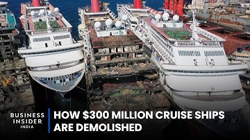 Hoe cruiseschepen van 300 miljoen dollar worden gesloopt | Big Business