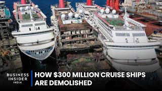 How $300 Million Cruise Ships Are Demolished | Big Business