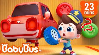 Let's go, cảnh sát dũng cảm chọn sắc màu bánh xe | Nhạc thiếu nhi vui nhộn | Yes! Neo | BabyBus