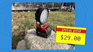 $30 Amazon Milwaukee 18v light