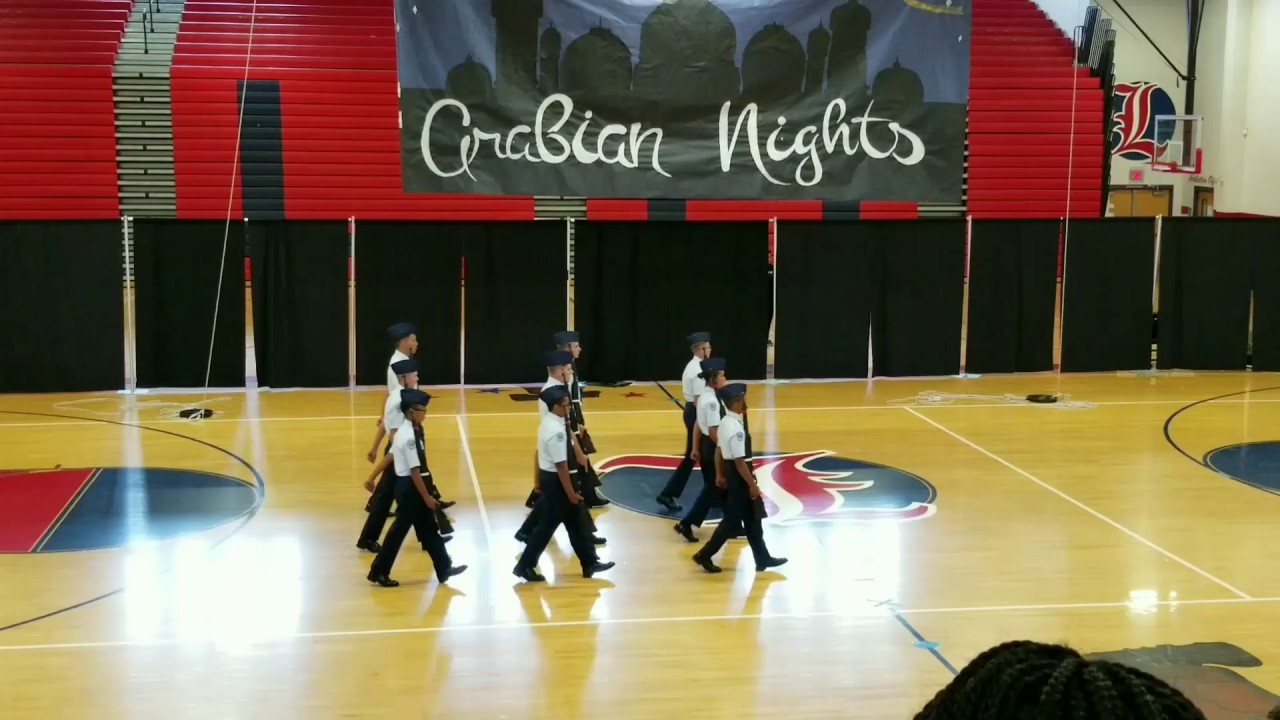 Liberty HS AFJROTC UDT & ADT Prom Assembly Performance 2017