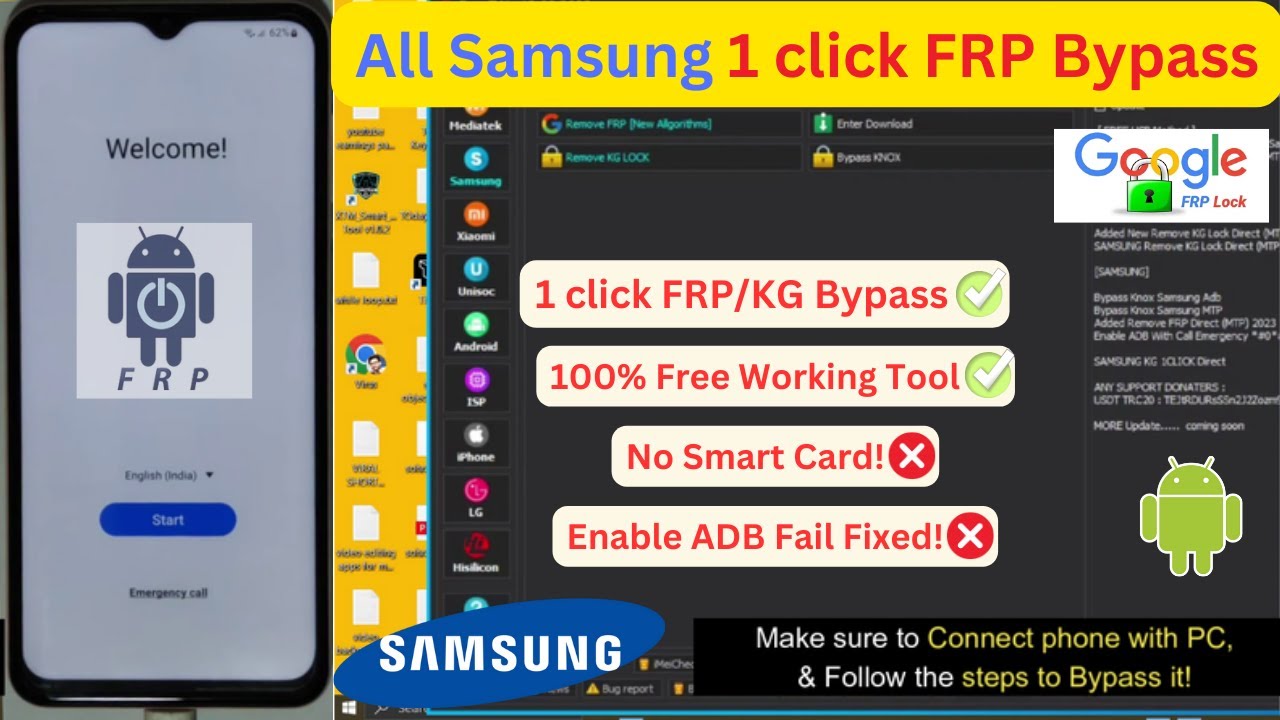 Excellent Samsung FRP Bypass Tool: Remove FRP Lock [8 Tools]