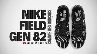 BLACK 2025 Comme des Garçons x Nike Field General 82 | DETAILED