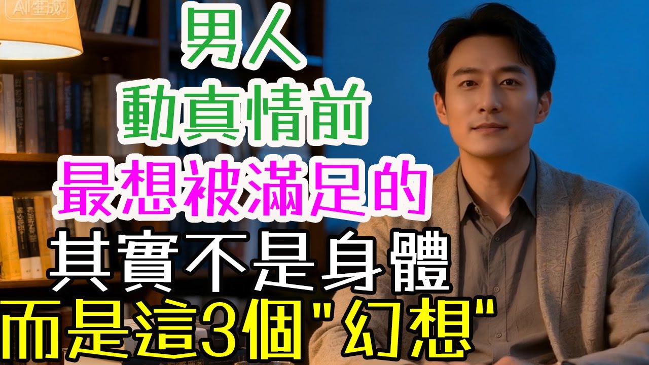 男人動真情前，最想被滿足的，其實不是身體，而是這三個“幻想”#男人 #幻想 #女人 #真心 #渴望 #崇拜 #放鬆 #夢想 #愛情 #心理 #安全感 #信任 #理解 #支持 #認同 #情緒 #價值 #