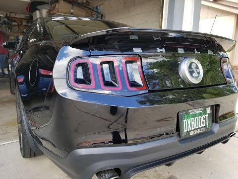 Doc&rsquo;s Got a New GT500:  Taillight Upgrade from 2012 to 2013-14 LED Lights