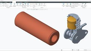 Crank Piston Assembly in Creo Parametric