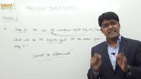 Machine Input - Output in Hindi | Model 1 | Example - 4 | Reasoning Ability in Hindi | TalentSprint