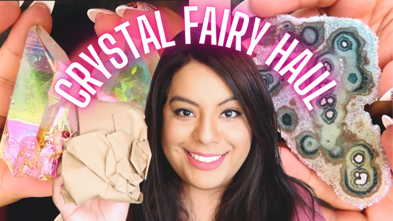 New Crystal Fairy Crystal Haul! Unboxing aura crystals from