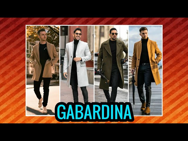 Ideas tips y outfits para usar GABARDINAS hombre para ocasiones casuales,  formales serias e invierno 