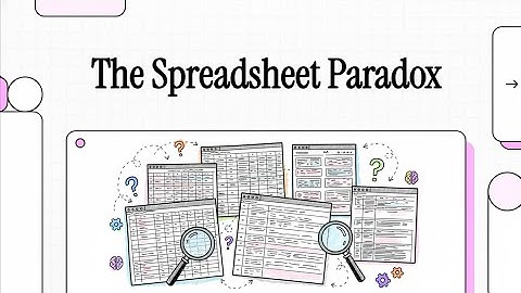 The Spreadsheet Paradox