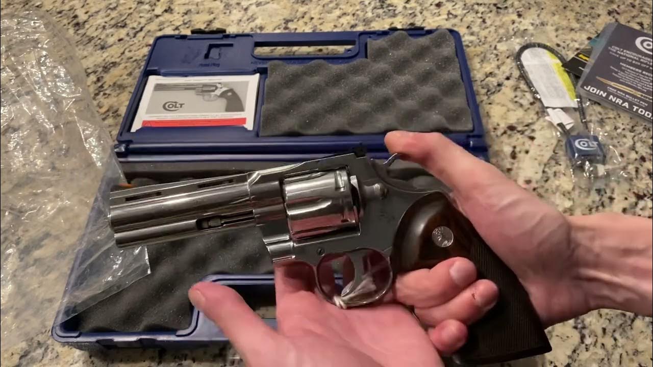 Unboxing and first look at the New Colt Python - YouTube