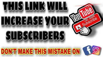How to make dynamic link of YouTube channel | Dynamic Link kaise banaye | Subscriber increase trick