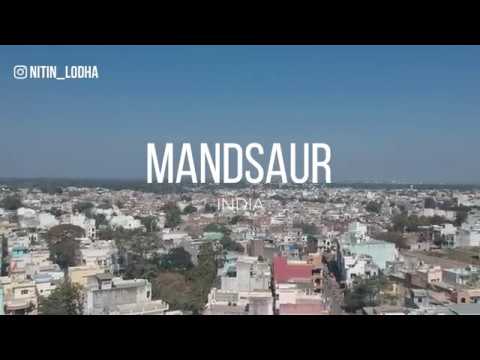 Drone Video of Mandsaur, Madhya Pradesh, India (Indore)