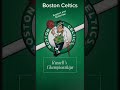 Boston Celtics - Russell's championship