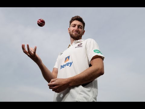 Richard Gleeson in action for Northants