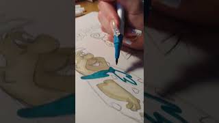 Drawing TV Characters You May Have Forgotten About // Day 6 #art #theflintstones #shorts