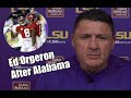 Ed Orgeron Press Conference after 55-17 loss to Alabama | SEC News