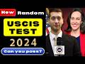 Random 100 civics test 2024 us citizenship official uscis questions examen ciudadania americana