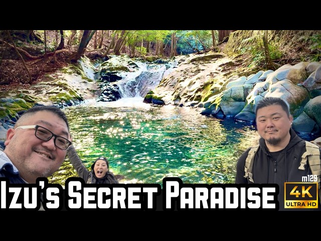 秘境の岩清水 清水岩屋公園 ～桜と清流と摩崖仏～【JNN sakuraドローンDIG