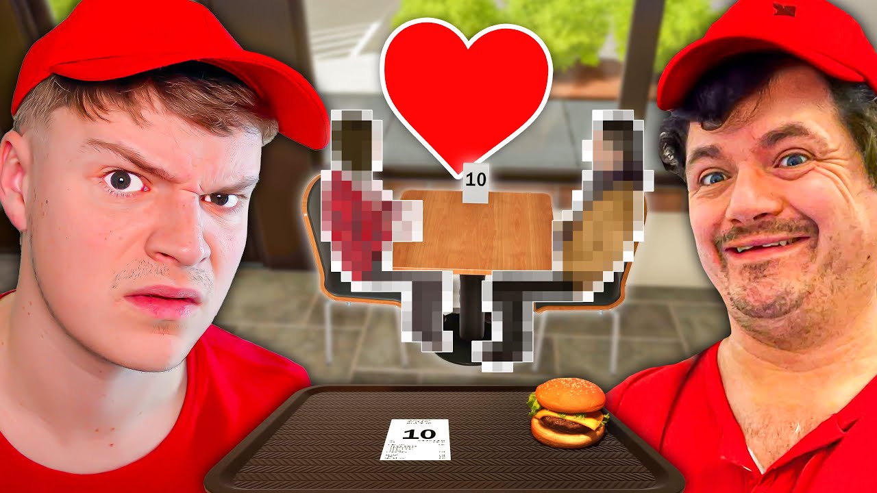 Amanda og jeg på DATE i vores BURGERBAR?