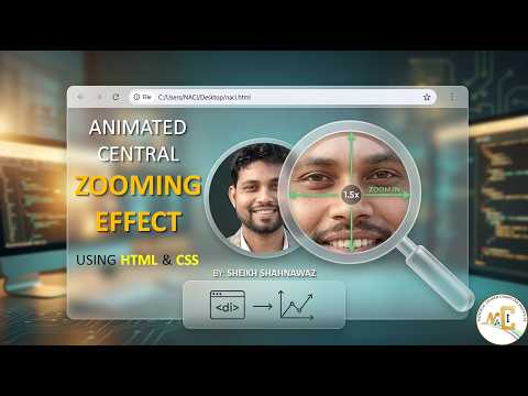 Image Hover Zoom Effect Using HTML & CSS | Zoom Image on Mouse Hover (Step by Step Tutorial)