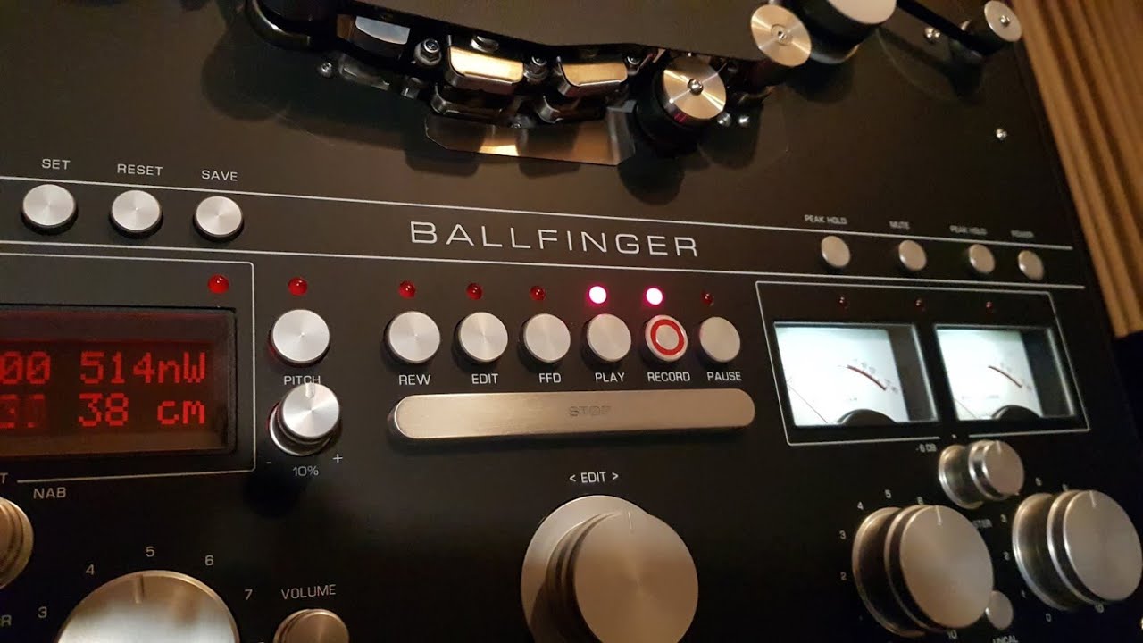 Ballfinger Sound Quality Vinyl Transfer E.A.T Fortissimo Turntable