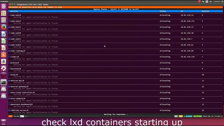 OpenStack deployment using conjure-up (with lxd, zfs, juju)