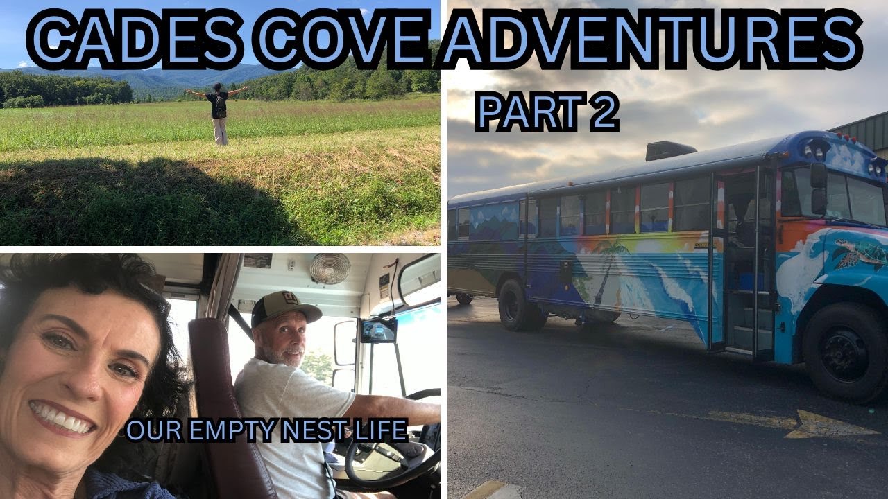 🚙Our Skoolie's First Adventure to Cades Cove Part 2 // Bears, Bikes, Beautiful Sights + Cozy Nights!