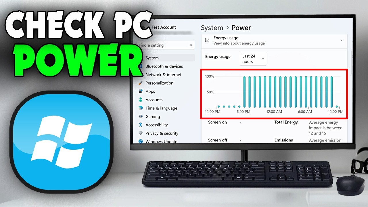 How to Check PC Power Consumption in Windows 11 (2026) - YouTube