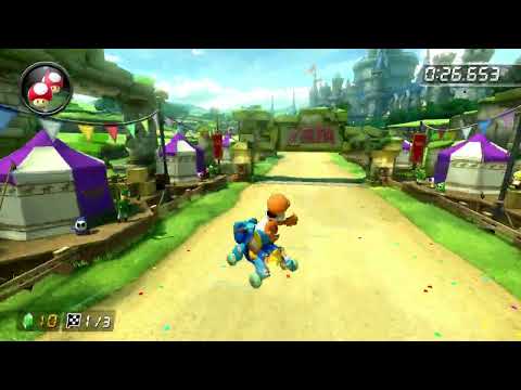 Hyrule Circuit 200cc 1 19 631 AW JenZua Mario Kart 8 Deluxe World Record 
