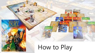 The Lord of the Rings: Duel for Middle-Earth - Board Game Rules - how to play @RuletheGame2023
