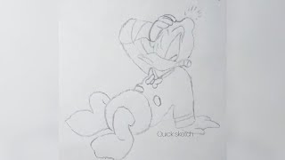 رسم بطوط | drawing Donald duck shorts