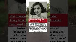 She Survived When Anne Frank Didn't, & Spent 84 Years Making Sure We Remember...