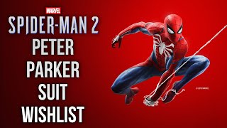 Marvel’s Spider-Man 2 Suit Wishlist (Peter Parker Edition)