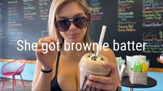 Fav smoothie shop w/ Avery