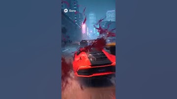 Need For Speed with Zombie 🧟‍♂️ NEW #sora2 #ai #gaming