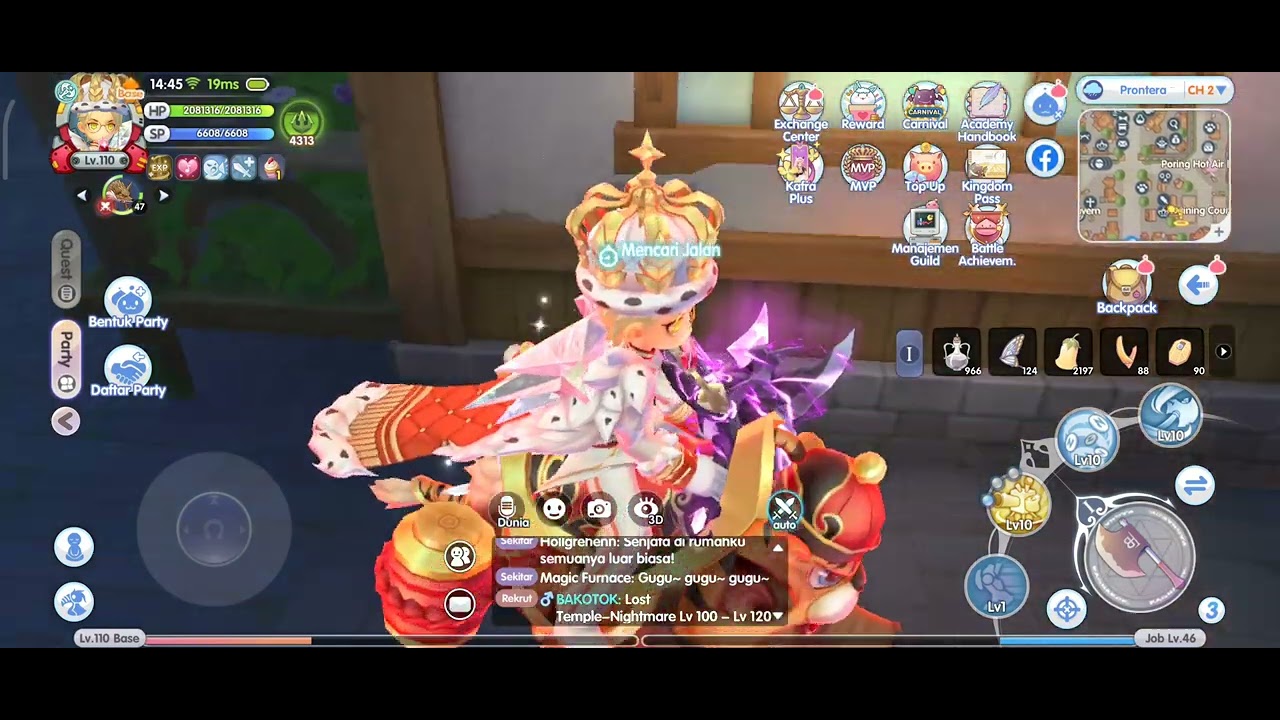 Mechanic Color Change Ragnarok Mobile Ragnarok X: Next Generation - Mechanic full putih - tameng 80 haste VS ...
