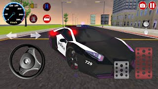 New Lamborghini Police Crazy Car Driving : Police Car City Driving : Android Gameplay screenshot 3